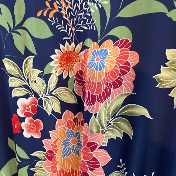 Lulus Run Away With Me Navy Blue Floral Print Long Sleeve Romper - Picture 12 of 12